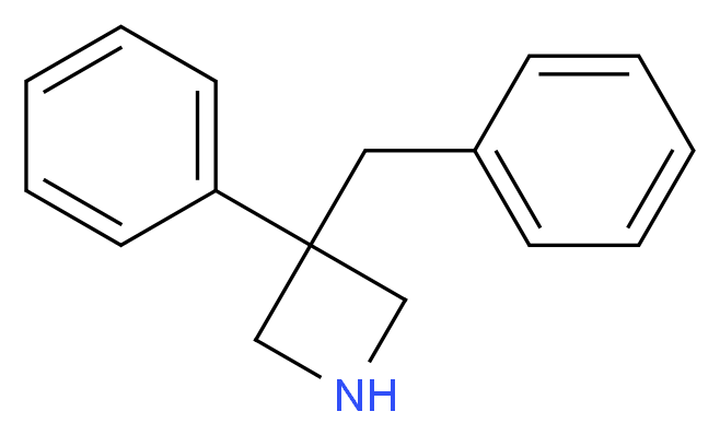 3-Phenyl-3-(phenylmethyl)azetidine_Molecular_structure_CAS_7215-25-0)