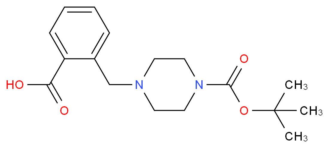 1-Boc-4-(2-Carboxybenzyl)piperazine_Molecular_structure_CAS_914349-53-4)