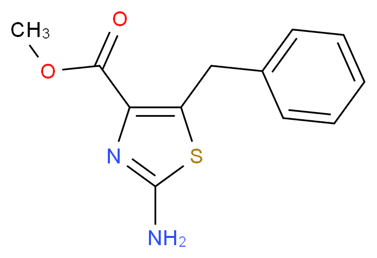 methyl 2-amino-5-benzylthiazole-4-carboxylate_Molecular_structure_CAS_)