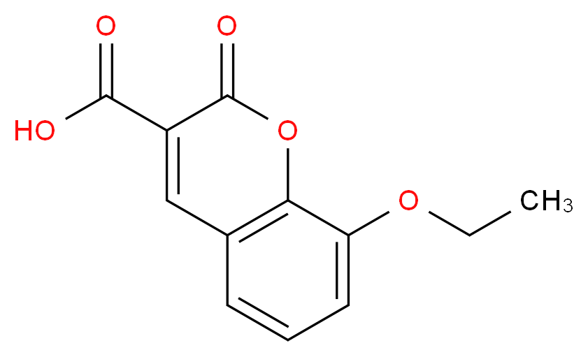 8-Ethoxy-2-oxo-2H-chromene-3-carboxylic acid_Molecular_structure_CAS_)