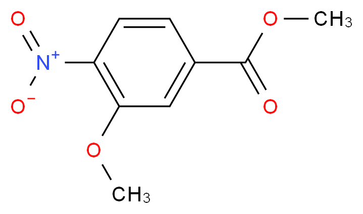 Methyl 3-methoxy-4-nitrobenzoate_Molecular_structure_CAS_5081-37-8)