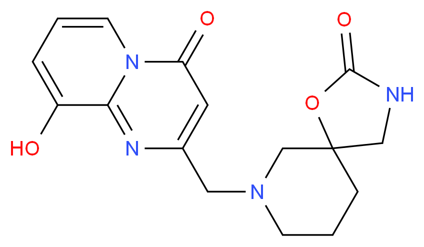 9-hydroxy-2-[(2-oxo-1-oxa-3,7-diazaspiro[4.5]dec-7-yl)methyl]-4H-pyrido[1,2-a]pyrimidin-4-one_Molecular_structure_CAS_)