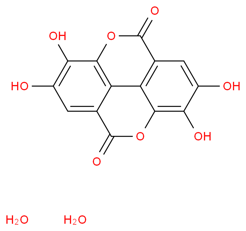 6,7,13,14-tetrahydroxy-2,9-dioxatetracyclo[6.6.2.0^{4,16}.0^{11,15}]hexadeca-1(15),4(16),5,7,11,13-hexaene-3,10-dione dihydrate_Molecular_structure_CAS_)