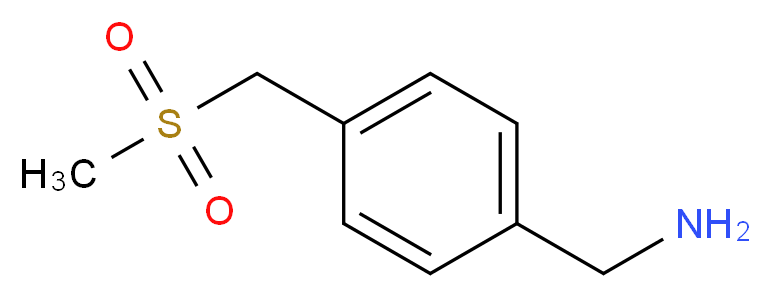 [4-(methanesulfonylmethyl)phenyl]methanamine_Molecular_structure_CAS_)