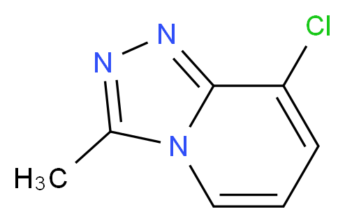 8-Chloro-3-methyl[1,2,4]triazolo[4,3-a]pyridine 98%_Molecular_structure_CAS_)
