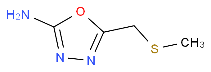 5-[(methylthio)methyl]-1,3,4-oxadiazol-2-amine_Molecular_structure_CAS_502133-69-9)