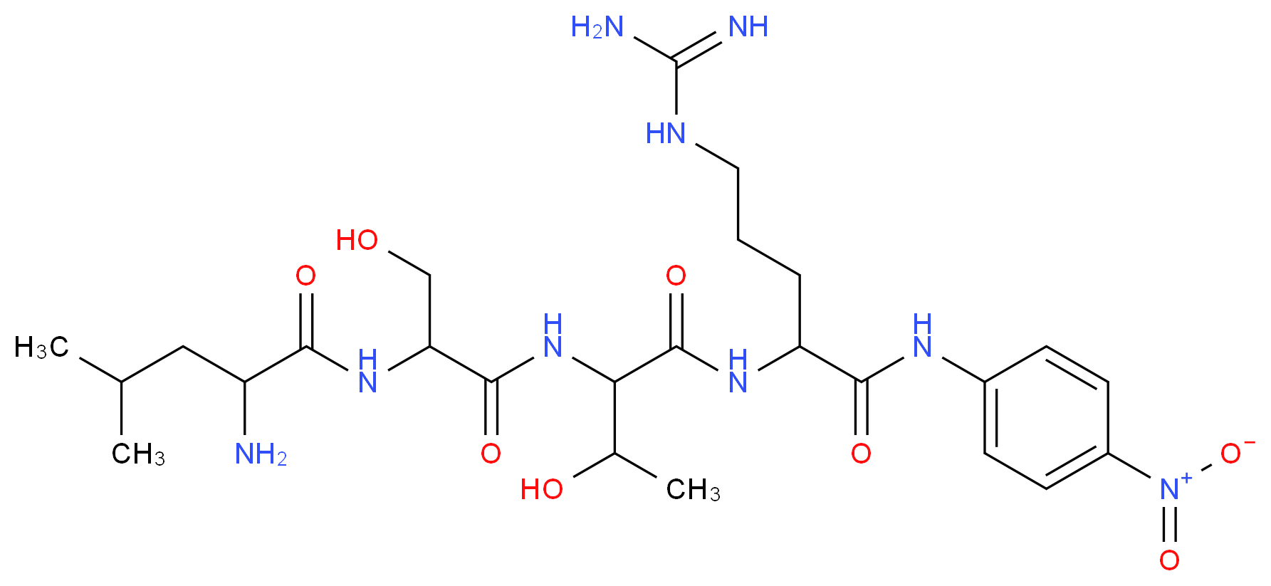 D-Leu-Ser-Thr-Arg p-nitroanilide_Molecular_structure_CAS_108321-44-4)