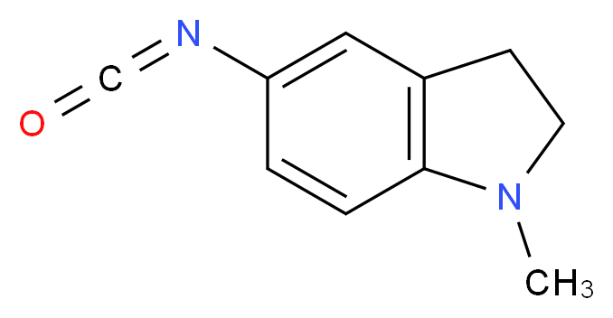 1-Methylindolin-5-yl isocyanate_Molecular_structure_CAS_921938-71-8)