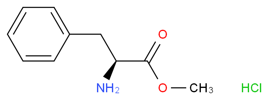 (S)-2-Amino-3-phenyl-propionic acid  methyl ester hydrochloride_Molecular_structure_CAS_)