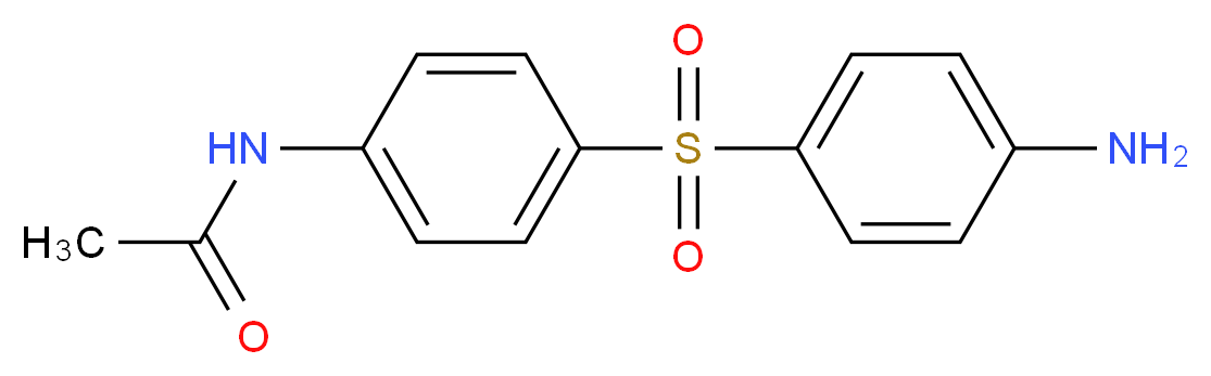 4-(Acetamido)-4'-aminobiphenyl sulphone_Molecular_structure_CAS_)