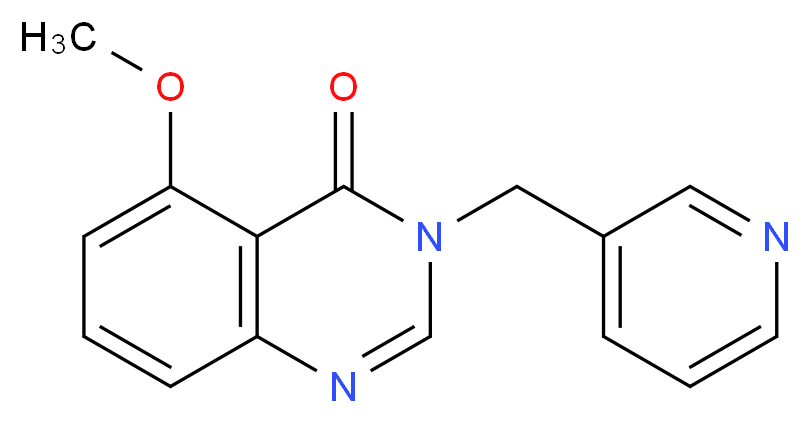 5-methoxy-3-(pyridin-3-ylmethyl)quinazolin-4(3H)-one_Molecular_structure_CAS_)