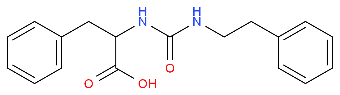 (S)-2-(3-phenethylureido)-3-phenylpropanoic acid_Molecular_structure_CAS_)