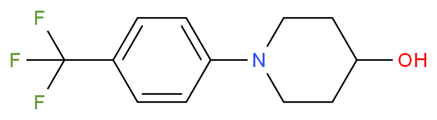 1-(4-Trifluoromethylphenyl)piperidin-4-ol_Molecular_structure_CAS_681508-70-3)