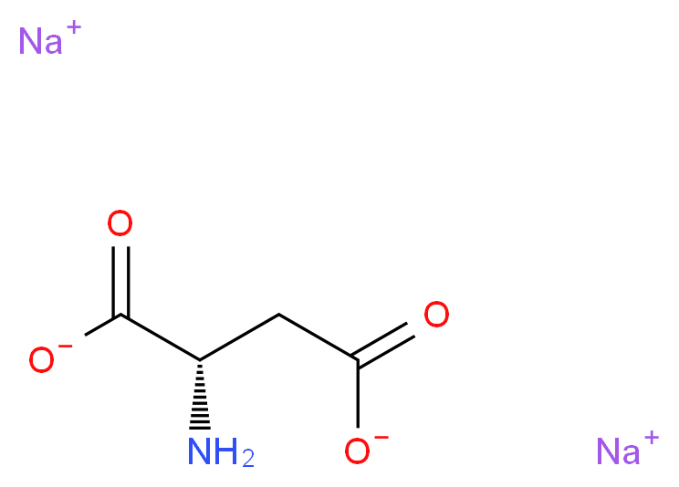 (S)-2-Aminosuccinic acid, sodium salt_Molecular_structure_CAS_3792-50-5)