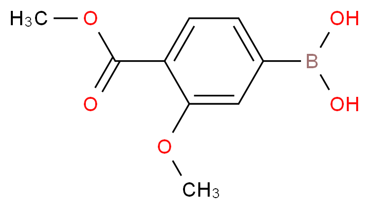 3-Methoxy-4-(methoxycarbonyl)benzeneboronic acid_Molecular_structure_CAS_603122-41-4)