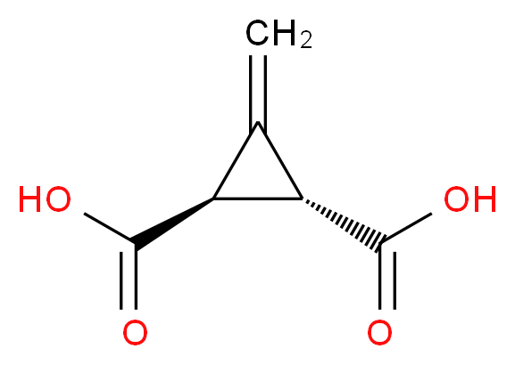 3-Methylenecyclopropane-trans-1,2-dicarboxylic acid_Molecular_structure_CAS_499-02-5)