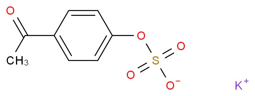 4-Acetylphenyl sulfate potassium salt_Molecular_structure_CAS_38533-41-4)