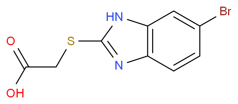 (6-Bromo-1H-benzoimidazol-2-ylsulfanyl)-acetic acid_Molecular_structure_CAS_)