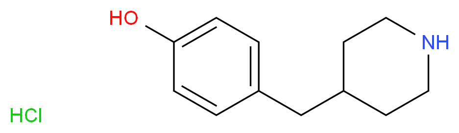 4-PIPERIDIN-4-YLMETHYL-PHENOL HYDROCHLORIDE_Molecular_structure_CAS_)