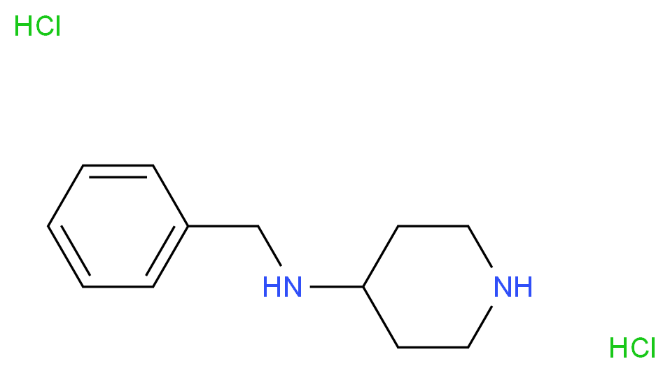 4-(Benzylamino)piperidine dihydrochloride_Molecular_structure_CAS_)