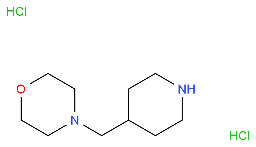4-(piperidin-4-ylmethyl)morpholine dihydrochloride_Molecular_structure_CAS_81310-62-5)
