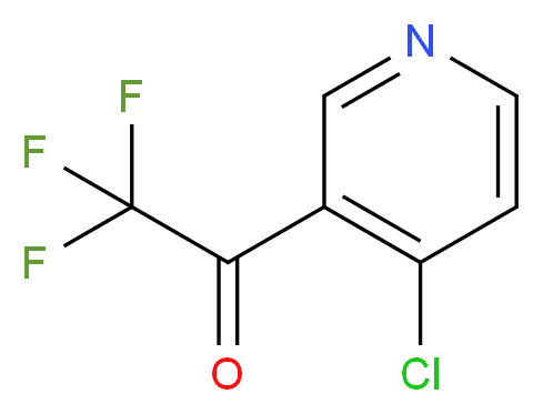 1-(4-chloropyridin-3-yl)-2,2,2-trifluoroethanone_Molecular_structure_CAS_1060809-05-3)