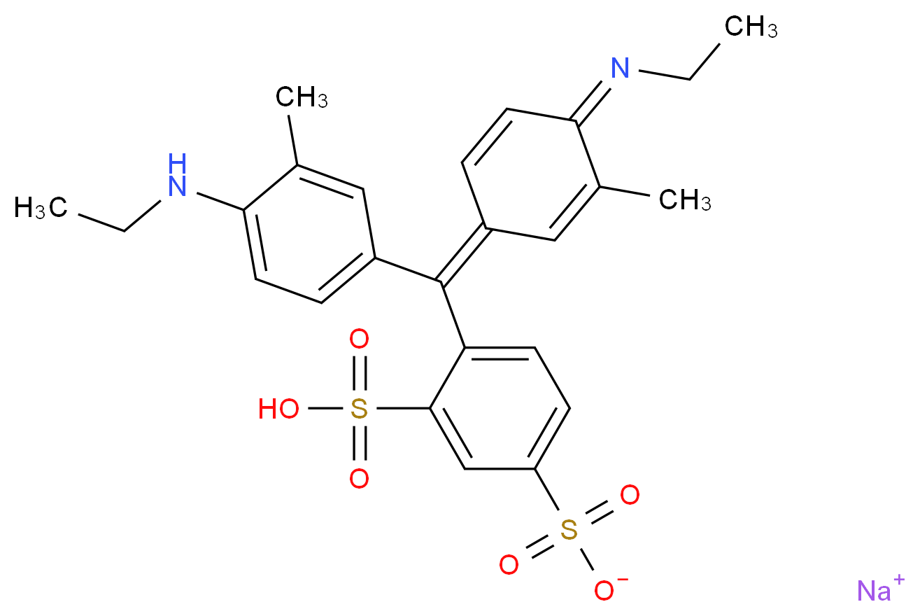 Xylene Cyanol FF_Molecular_structure_CAS_2650-17-1)