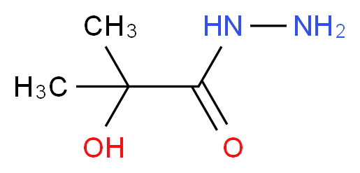 2-Hydroxy-2-methylpropanohydrazide_Molecular_structure_CAS_42596-46-3)