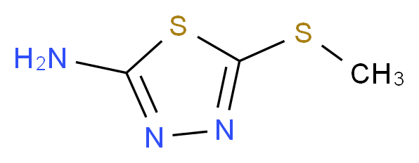 5-(methylthio)-1,3,4-thiadiazol-2-amine_Molecular_structure_CAS_5319-77-7)