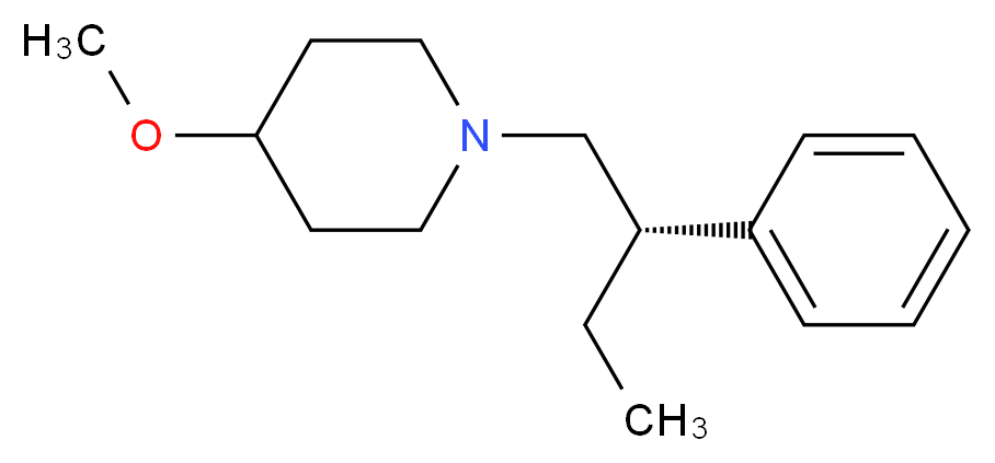 4-methoxy-1-[(2S)-2-phenylbutyl]piperidine_Molecular_structure_CAS_)