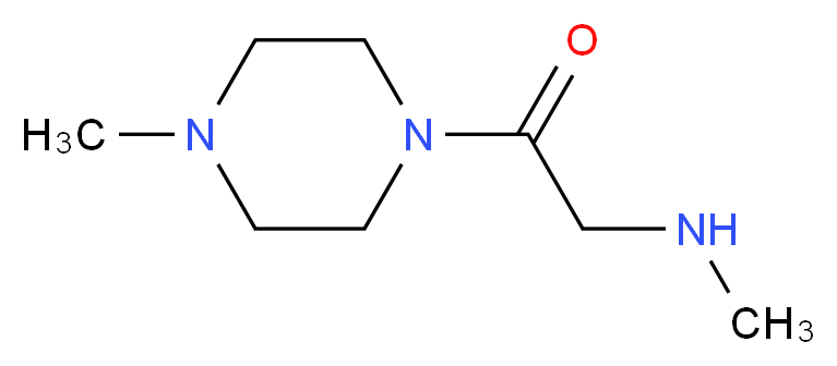 N-Methyl-N-[2-(4-methylpiperazin-1-yl)-2-oxoethyl]amine_Molecular_structure_CAS_)