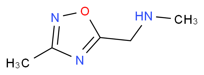 N-methyl-1-(3-methyl-1,2,4-oxadiazol-5-yl)methanamine_Molecular_structure_CAS_933683-06-8)