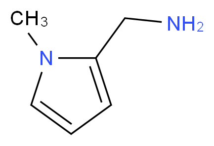 (1-methyl-1H-pyrrol-2-yl)methanamine_Molecular_structure_CAS_)