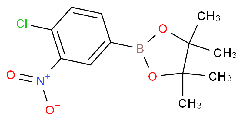 4-Chloro-3-nitrobenzeneboronic acid pinacol ester_Molecular_structure_CAS_913836-26-7)