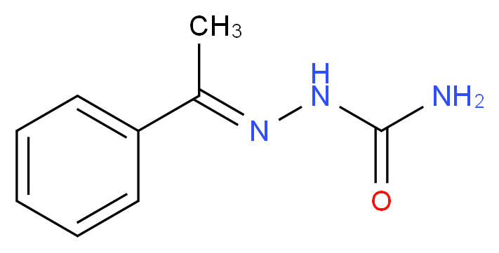 2-(1-Phenylethylidene)-1-hydrazinecarboxamide_Molecular_structure_CAS_)