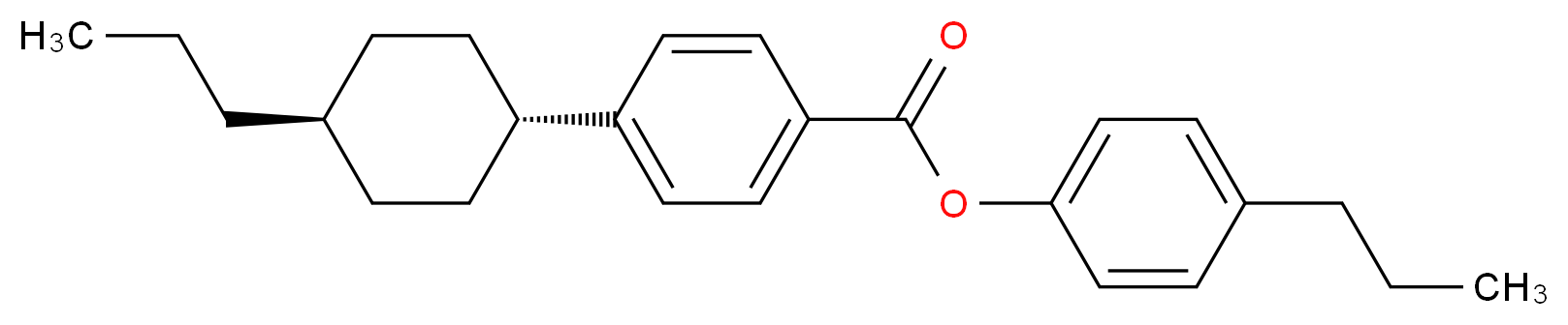 4-Propylphenyl 4-(trans-4-propylcyclohexyl)benzoate_Molecular_structure_CAS_72928-02-0)