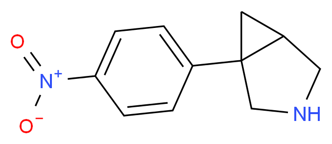 1-(4-nitrophenyl)-3-azabicyclo[3.1.0]hexane_Molecular_structure_CAS_)