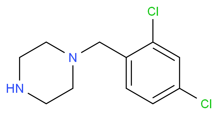 1-(2,4-Dichlorobenzyl)piperazine_Molecular_structure_CAS_)