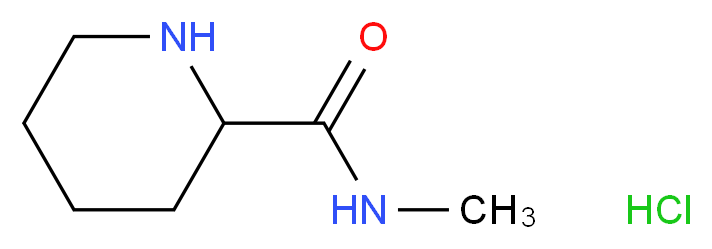 N-methylpiperidine-2-carboxamide hydrochloride_Molecular_structure_CAS_)