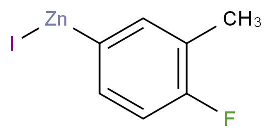 4-Fluoro-3-methylphenylzinc iodide_Molecular_structure_CAS_)