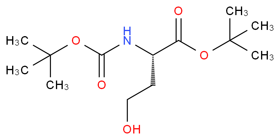 (S)-tert-butyl 2-(tert-butoxycarbonylamino)-4-hydroxybutanoate_Molecular_structure_CAS_81323-58-2)