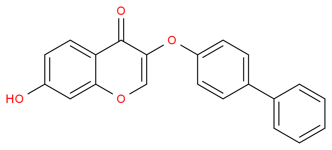 3-(Biphenyl-4-yloxy)-7-hydroxy-chromen-4-one_Molecular_structure_CAS_)