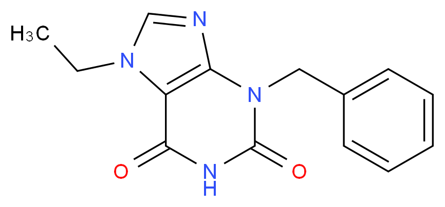 3-Benzyl-7-ethyl-3,7-dihydro-purine-2,6-dione_Molecular_structure_CAS_139927-85-8)