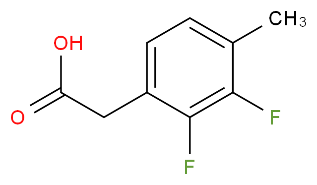 2,3-Difluoro-4-methylphenylacetic acid_Molecular_structure_CAS_)