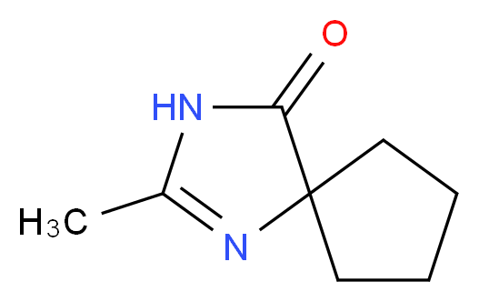 2-methyl-1,3-diazaspiro[4.4]non-1-en-4-one_Molecular_structure_CAS_)