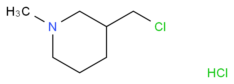 3-(chloromethyl)-1-methylpiperidine hydrochloride_Molecular_structure_CAS_)