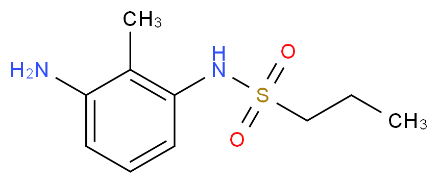 N-(3-amino-2-methylphenyl)propane-1-sulfonamide_Molecular_structure_CAS_)