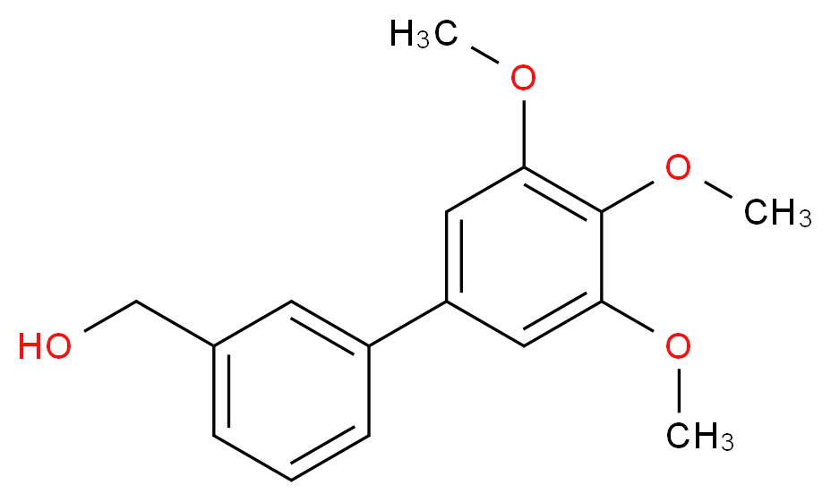 (3',4',5'-trimethoxybiphenyl-3-yl)methanol_Molecular_structure_CAS_)