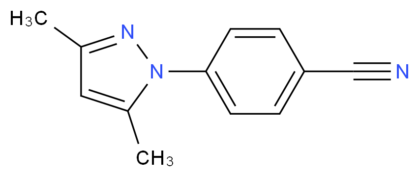 4-(3,5-Dimethyl-1H-pyrazol-1-yl)benzonitrile 97%_Molecular_structure_CAS_56935-79-6)
