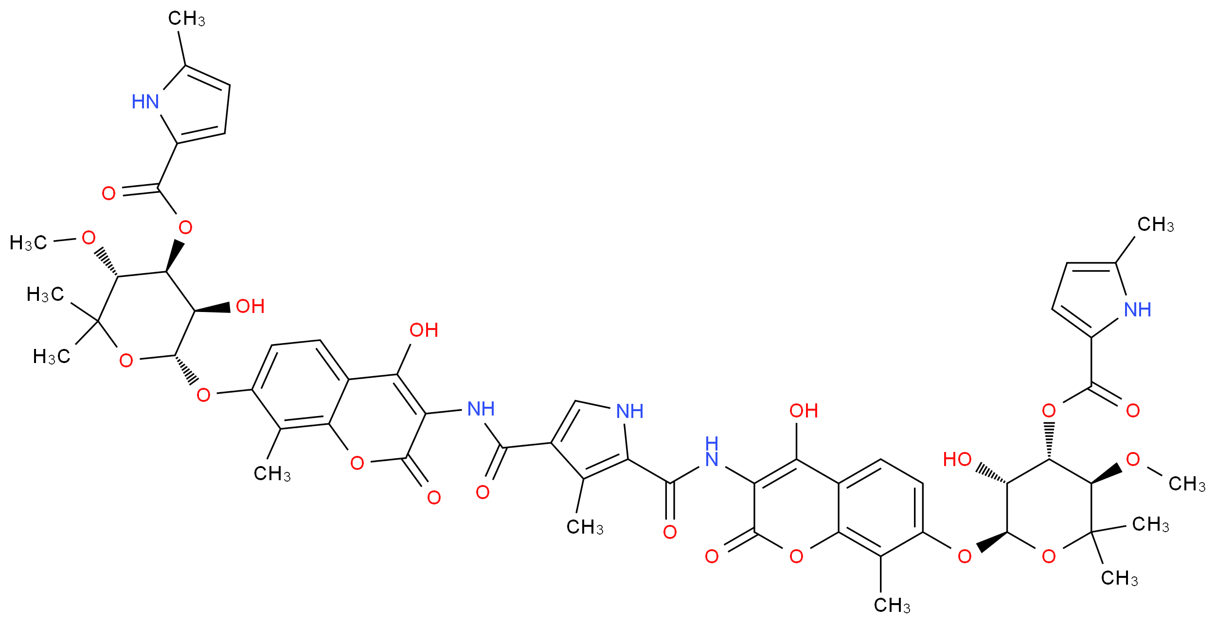 Coumermycin A1_Molecular_structure_CAS_4434-05-3)